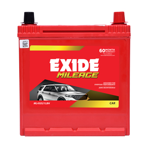 EXIDE MILEAGE 45d21lbh